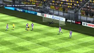 Fifa 13 Prognose 2Bundesliga SG Dynamo Dresden  Erzgebirge Aue 3092012 [upl. by Billi]