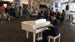 Passengers were shocked professional pianist plays in the airport [upl. by Annavoeg229]