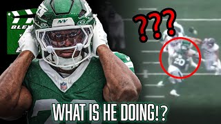 What On EARTH Is Up With Breece Hall  NY Jets Film Review  Blewetts Blitz [upl. by Downs]