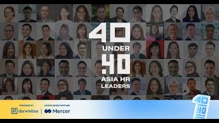 40 Under 40 Asia HR Leaders Awards presented by Darwinbox [upl. by Nylirrehs]