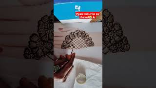 YouTube short mehandi design🙏🏻❤‍🔥❤‍🔥 [upl. by Siraved]