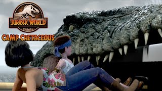 Mosasaurus Ocean Chase  JURASSIC WORLD CAMP CRETACEOUS  NETFLIX [upl. by Eirrac557]