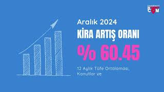 Kira Artış Oranı  Aralıkta Yenilenecek Kira Kira Kontratlarına Uygulacak Tüfe Oranı [upl. by Atiniuq8]