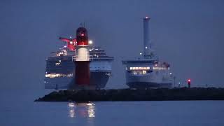 Copenhagen raus Berlin rein  Scandlines Fähren in Warnemünde am Frühen Morgen [upl. by Winnifred]