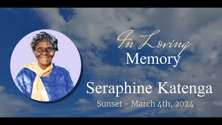 FUNERAL CEREMONY  LATE SERAPHINE KATENGA KAUNDA [upl. by Virgie725]