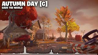 Fortnite Save The World Autumn Day Ambient Music Version C • Plankerton [upl. by Netsirhc]