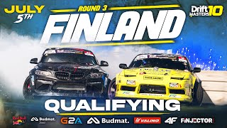 Drift Masters Round 3 2024 • Finland • Qualifying LIVE [upl. by Nolasba241]