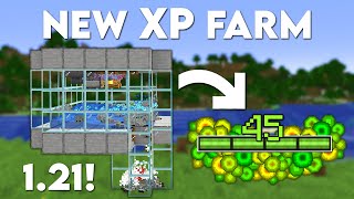 Minecraft EASY NEW XP FARM 121 Tutorial [upl. by Bledsoe]