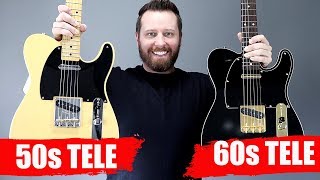 50s TELE vs 60s TELE  What Are The Differences [upl. by Maxama]