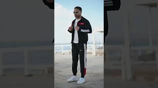 Black MockNeck Tracksuit with 3 Stripes amp Red Panels in Pakistan [upl. by Badr]