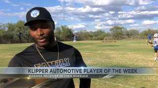 Klipper Automotive Player of the Week Dezmen Roebuck [upl. by Anahoj]