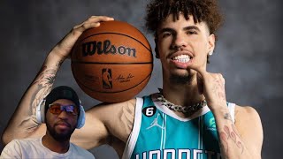 Tomtv reacts to LaMelo Ball 27 pts 8 rebs 7 asts vs Heat 2425 season [upl. by Jochbed]