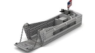 Lego WWII Higgans LCVP Landing Craft Instructions [upl. by Lassiter]