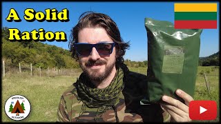 Lithuanian Military Ration  Menu 1 Exp 2024  An MRE You Can Depend On [upl. by Patience107]