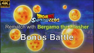 DRAGON BALL Sparking Zero Bonus Battle 4 Rematch with Bergamo the Crusher [upl. by Ferne]