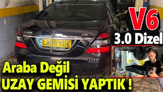 MERCEDES S320 CDİ V6 DİZEL  TAM BİR MAKAM ARABASINI TAMİR ETTİK [upl. by Gibe]