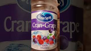 Ocean spray cran grape juice this I drink a lot good health [upl. by Ingunna875]