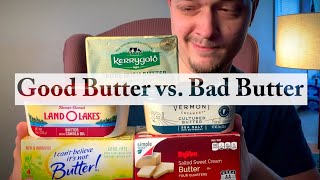 Choosing Healthy Butter  Margarine vs Cultured vs Pastured vs Regular [upl. by Martainn]