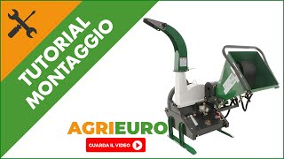 Biotrituratore a trattore GreenBay GBWTDC 150 H montaggio [upl. by Woehick]