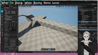 92824 NoctNightingale  Level Designer White Boxes new level for demo｜『 ENVTuber 』 [upl. by Barr]