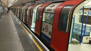 Highbury amp Islington Station Victoria Line London Transport underground tube trains northbound [upl. by Cirala174]