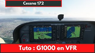 FS2020 🛫 Tuto facile  utilisation du G1000 en VFR et pilote automatique [upl. by Connolly95]