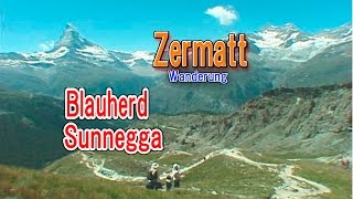 ツェルマット ブラウヘルト～スネガ ハイキング Zermatt Blauherd～Sunnegga Wanderung [upl. by Haland]