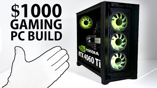 Building a 1000 budget Gaming PC 2023 [upl. by Thais]