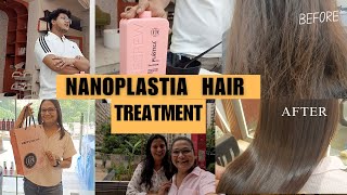 CareCrew Nanoplastia Hair Treatment  Detailed process  All information  K Travel Vlog [upl. by Sension]