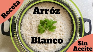 COMO HACER ARROZ BLANCO SIN ACEITE [upl. by Aticilef285]