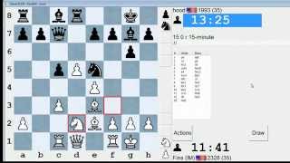 Standard Chess 36 IM Bartholomew vs hood Grunfeld Defense [upl. by Haines]