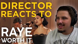 MUSIC VIDEO DIRECTOR reacts to WORTH IT Live Performance by RAYE [upl. by Saravat430]