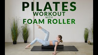 PILATES CLASS WITH FOAM ROLLER  TOTAL BODY TRAINING  Warm up amp Cool down included 35 min [upl. by Madda763]