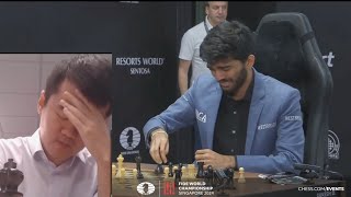 Emotional and shocking ending to World Chess Championship 2024 [upl. by Airehs481]