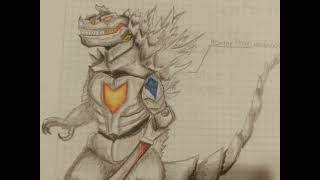 mechagodzilla roar godzilla the last Frontier monster world war [upl. by Fortunia]