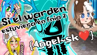 ❤️💢Si el warden estuviera en fnia 2Angelsk❤️💢❤️Gacha nebulaRedbord [upl. by Bing218]