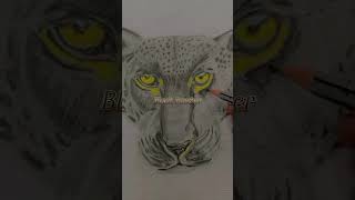 Black panther drawingpainterblack viralvideo artwork [upl. by Esiuole]