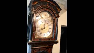 antique clock striking and ticking [upl. by Hagile388]