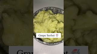 Easy Grape Sorbet 🍧 🤤 shorts sorbet viral [upl. by Azrim]