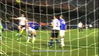 Serie A 20102011 Sampdoria 02 Inter Sky Highlights [upl. by Luciana]