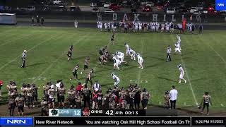 Lincoln County High School at Oak Hill High School WV High School Football 91523 [upl. by Pirnot]