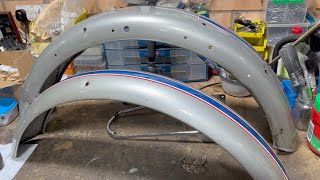 Triumph Silver Jubilee Bonneville T140VJ  Renovation  Part 12  Paintwork [upl. by Warchaw]