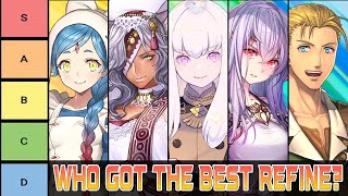 CRAZY REFINE BATCH Lysithea Fallen Julia Jorge Nailah Lilith analysis  Fire Emblem Heroes [upl. by Oigroig]