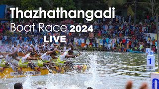 Thazhathangadi Boat Race 2024  Champions Boat League KOTTAYAM LIVE [upl. by Ahsinelg632]