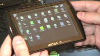 Unboxing Archos 5 Internet Tablet with Android [upl. by Jehial]