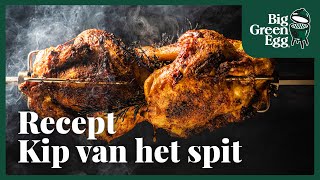 Hele GEROOSTERDE KIP van het SPIT met verse rub Sappig en krokant [upl. by Sully]