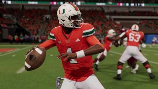 Miami vs Virginia Tech  NCAA Football 9272024 Full Game Highlights College Football 25 Sim [upl. by Coralie355]