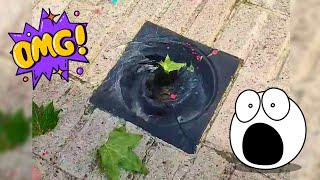 Asmr Cleaning Drain 😍 Unclogging drain 26 [upl. by Annahsohs]