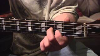 quotManns Fatequot guitar turn around Hot Tuna tutorial [upl. by Nuahsed516]