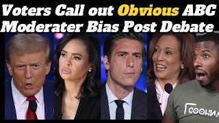 Voters Slam ABC Moderators Obvious Bias in Kamala Trump Debate [upl. by Eserahs]